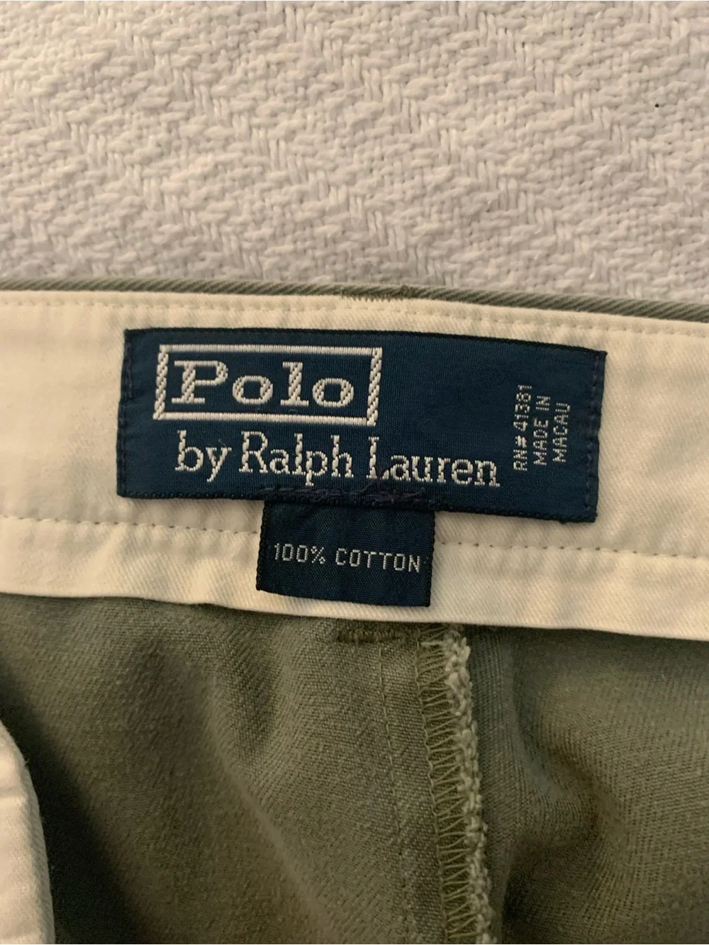 Polo by Ralph Lauren Olive Chino Pants